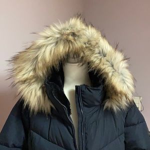 Buy Me|| Calvin Klein Faux Fur Puffer Maxi Coat